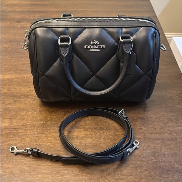 Coach Rowan Satchel with Puffy Diamond Quilting - Picture 5 of 7